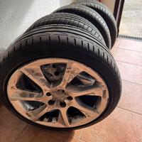 Gomme estive, con cerchioni originali Audi