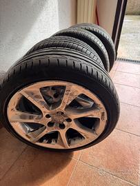 Gomme estive, con cerchioni originali Audi