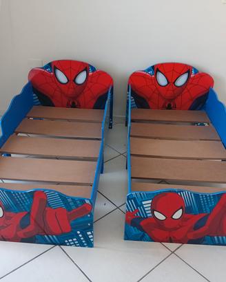 coppia letti spiderman 