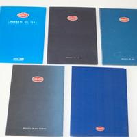 Libretti espositivi Bugatti originali – Materiale