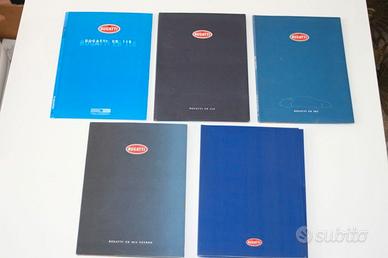 Libretti espositivi Bugatti originali – Materiale