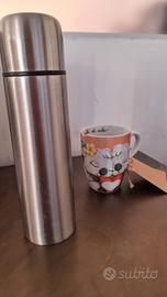 tazza thun e thermos caffè 