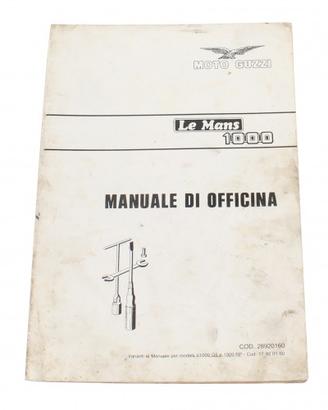 Variante manuale officina Moto Guzzi Lemans 1000