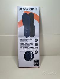 Solette Crivit Memory Foam Tg. 38/39 Nuove