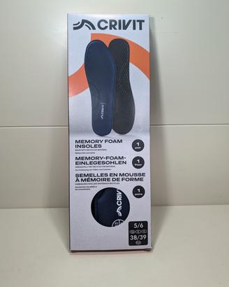 Solette Crivit Memory Foam Tg. 38/39 Nuove