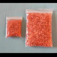 strass arancioni in acrilico