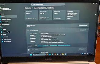 PC Portatile Huawei Matebook D15, Ryzen 5 2500