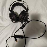 cuffie da gaming over-ear con microfono 