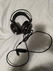 cuffie da gaming over-ear con microfono 