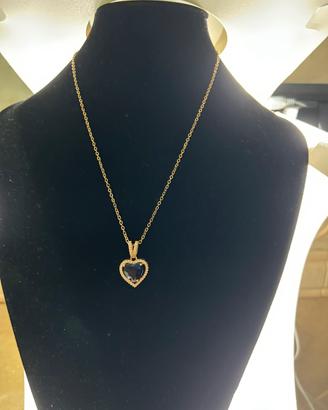 Collana Donna con ciondolo a forma di cuore 💙