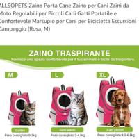 Zaino per cani