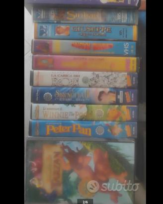 VHS film azione e cartoni animati originali 