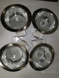 4 Faretti da incasso in acciaio Brilliant G94578