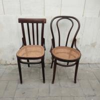 2 sedie tipo thonet 