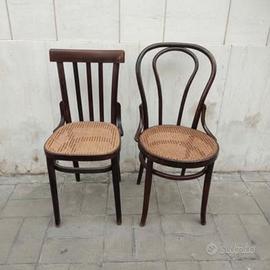 2 sedie tipo thonet 