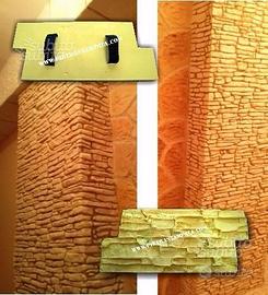 Stampo per intonaco stampato muro stampato pietra