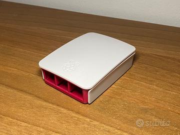 Case ufficiale Raspberry Pi (bianco/rosso)