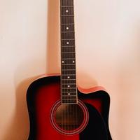 Chitarra amolificata con custodia