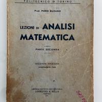 Buzano - Lezioni di analisi matematica
