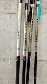 Set canne da pesca TUBERTINI 6-7-8-9 metri 