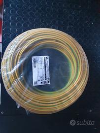 filo unipolare 16mm fs17 giallo-verde 80 metri