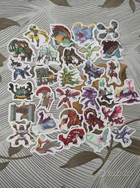 Pokemon adesivi stickers pikachu leggendari