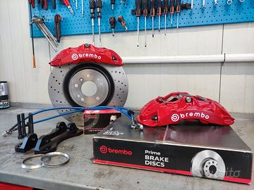 kit impianto freni maggiorato Brembo