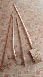 Set 4 attrezzi giardino €9 tutti