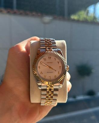 Seiko Datejust Mod - 40mm NH35 - Quadrante Bianco