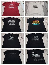 T-shirt sarcastiche/ divertenti tg.XXL  Pack 2