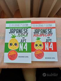 libri kanji e vocabolario per JLPT N4