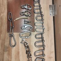 grilli e moschettoni vari inox