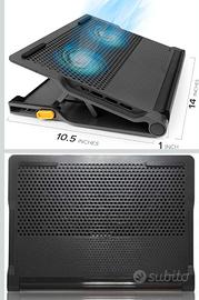 Supporto laptop Targus con 4 porte usb e ventole