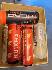 Palline usate padel