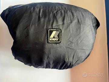 impermeabile  Kway blu Tg M usato