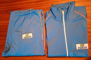 Tuta sportiva anni '80 Esercito Italiano  XL nuova