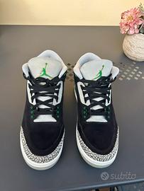 jordan 3 pine green