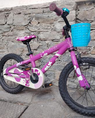 Bici Scott 16 bambina