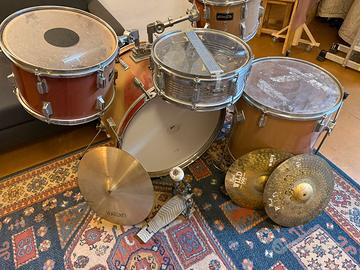 Batteria ranger con pelli remo