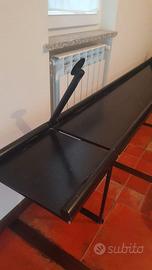 Letto legno laccato luci incorporate e comodini