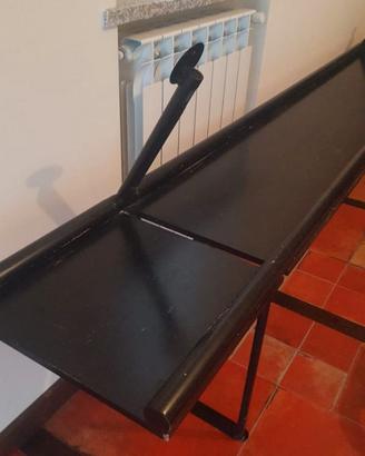 Letto legno laccato luci incorporate e comodini