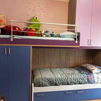 Stanzetta da letto per bambini e ragazzi completa