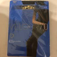 4 collant microfibra 70 den tg S nero 