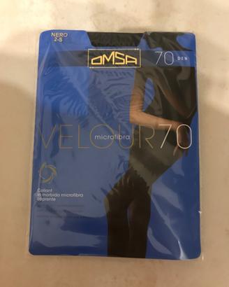 4 collant microfibra 70 den tg S nero 