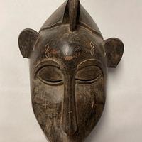 maschera africana-popolo Baule-Costa d'Avorio