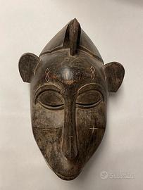 maschera africana-popolo Baule-Costa d'Avorio