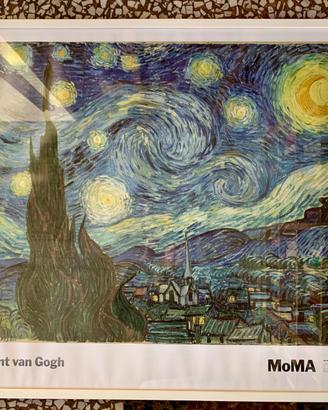Poster ‘La notte stellata’ di Van Gogh in cornice