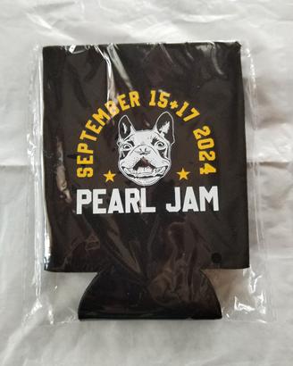 Pearl Jam Koozie Boston 2024 Nuovo Mai Aperto