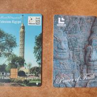 N.2 Schede telefoniche straniere (in blocco)