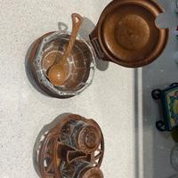 Contenitore sale pepe e formaggiera